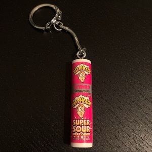 Mini brands keychain/warheads sour watermelon